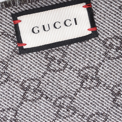 Gucci Wool GG Monogram Miniorophin Scarf Shell Pink 4 of 5
