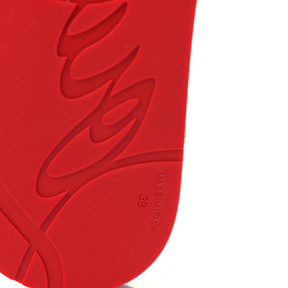 Christian Louboutin Rubber Spike Loubi Donna Flip Flop 39 Black 5 of 6