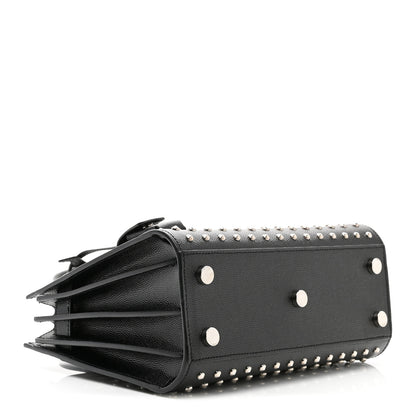 Saint Laurent Calfskin Studded Nano Sac De Jour Black 4 of 9