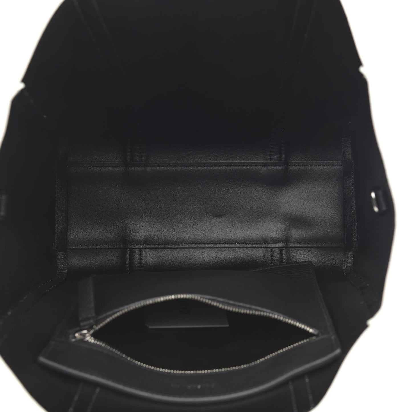 Smooth Calfskin Double Sided XXS Everyday Tote White Light Black