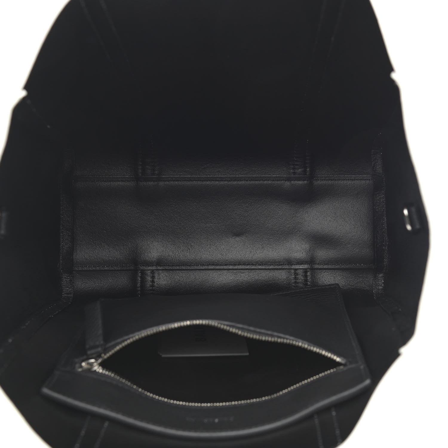 Balenciaga Smooth Calfskin Double Sided XXS Everyday Tote White Light Black 5 of 9