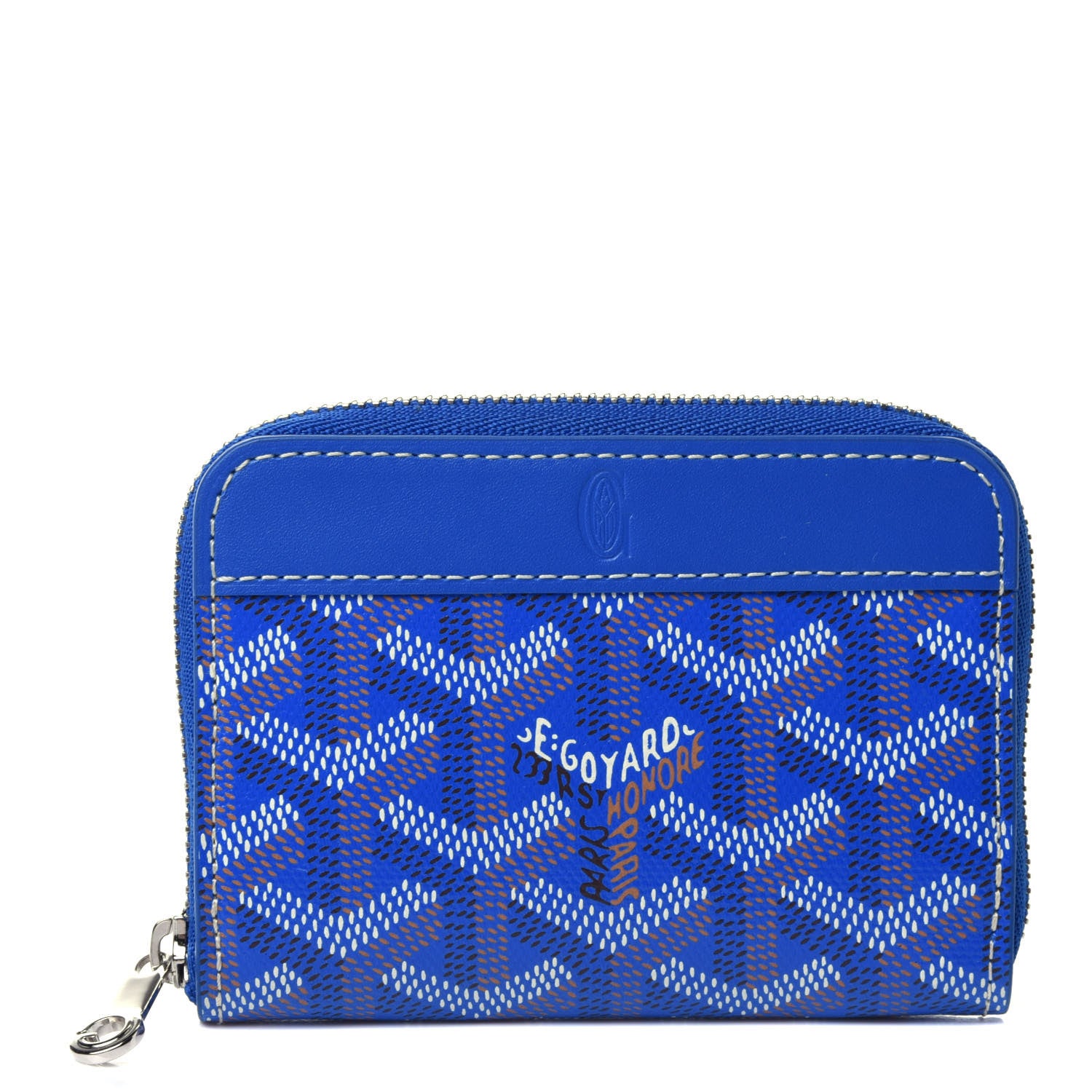 Goyard Goyardine Compact Wallet Blue 1 of 4