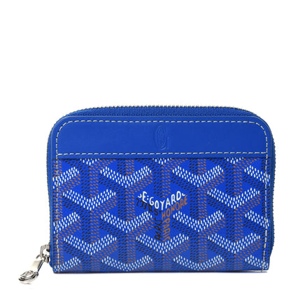 Goyard Goyardine Compact Wallet Blue 1 of 4