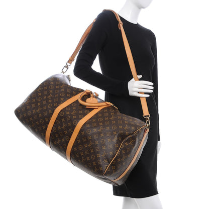 Louis Vuitton Monogram Keepall Bandouliere 55 3 of 15