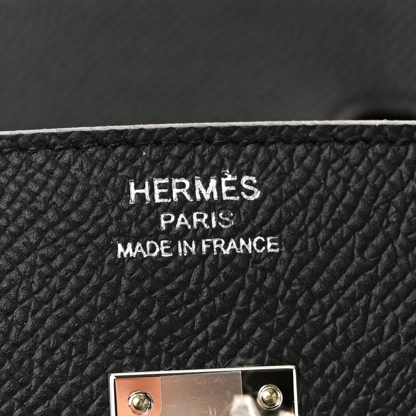 Epsom Birkin Sellier 25 Black