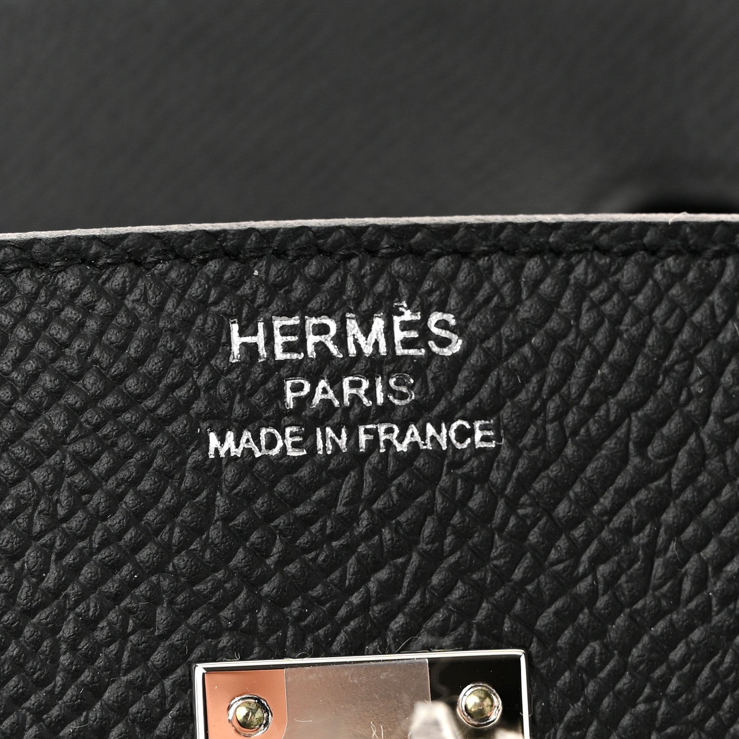 Hermes Epsom Birkin Sellier 25 Black 10 of 21