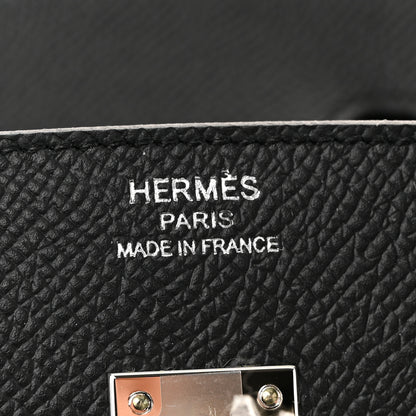 Hermes Epsom Birkin Sellier 25 Black 10 of 21
