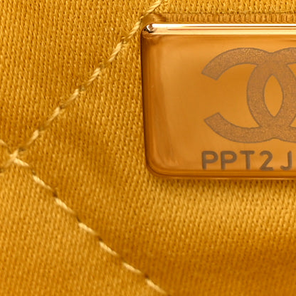 Chanel Shiny Calfskin Quilted Small Chanel 22 Yellow 8 of 11