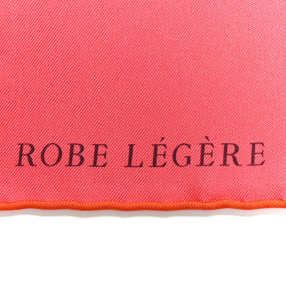Hermes Silk Robe Legere Scarf 90 Rose Lipstick Vieux Rose 5 of 5
