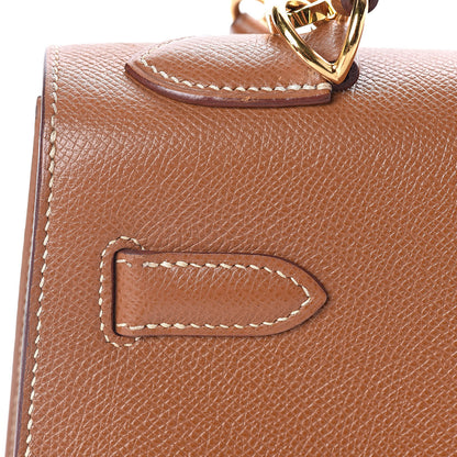 Hermes Courchevel Kelly Sellier 32 Gold 30 of 34