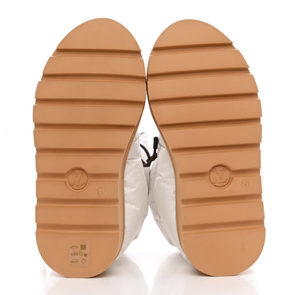 Louis Vuitton Nylon Monogram Pillow Comfort Ankle Boot 36 White 5 of 8
