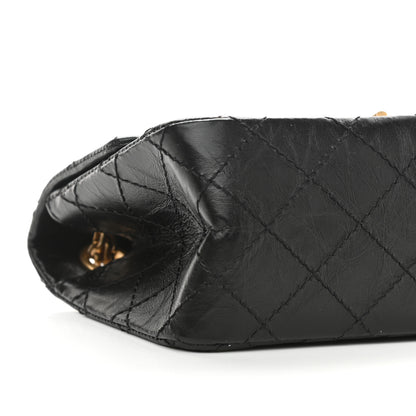 Chanel Aged Calfskin Quilted 2.55 Reissue Mini Flap Black 8 of 10
