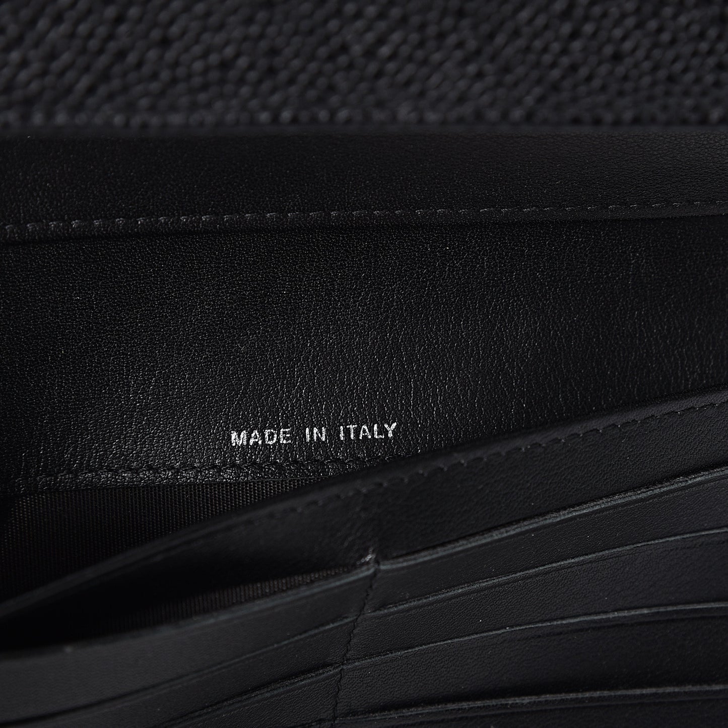 Caviar Timeless CC Large Gusset Flap Wallet Black