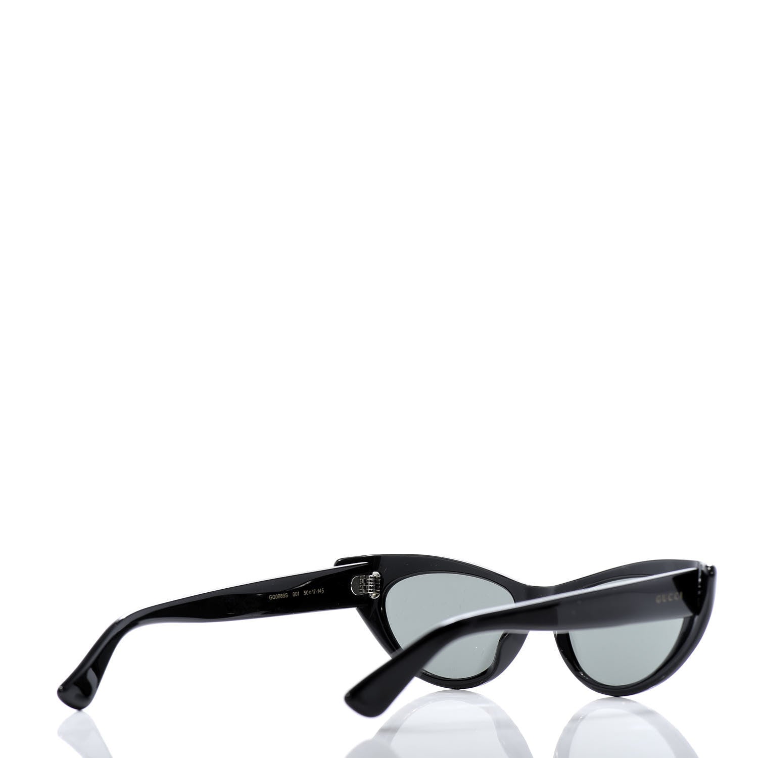 Gucci Acetate Cat Eye GG0089S Sunglasses Black 4 of 9