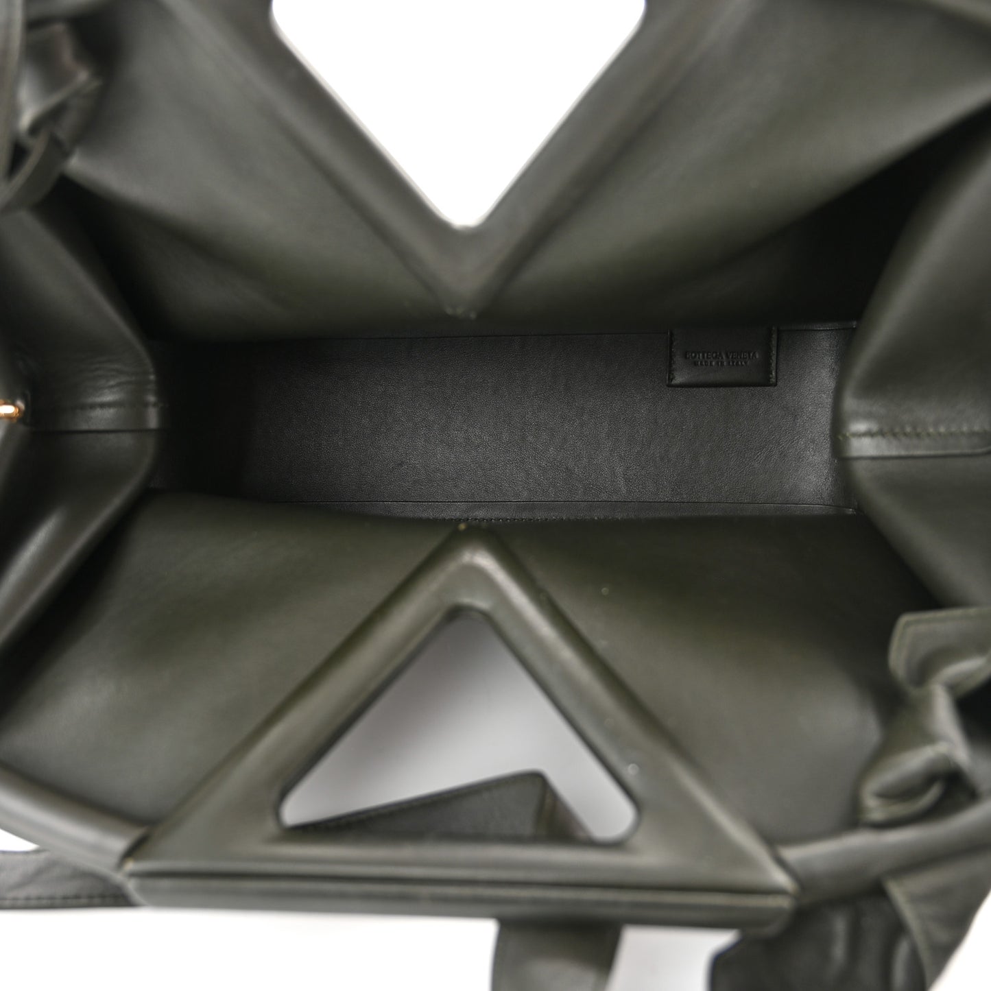 Calfskin Large The Point Triangle Bag Camping