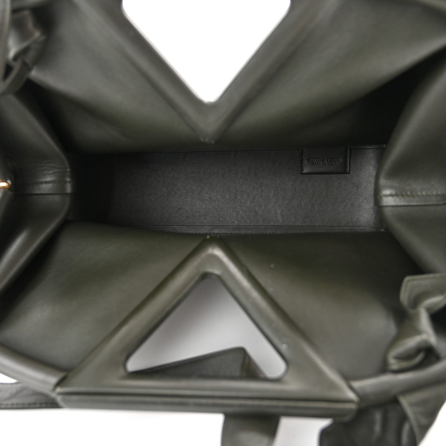 Bottega Veneta Calfskin Large The Point Triangle Bag Camping 5 of 9
