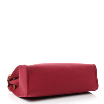 Hermes Vache Hunter Toile Herbag Zip 31 PM Rubis 3 of 4