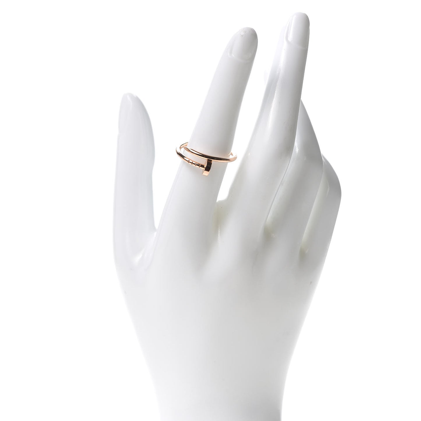 18K Pink Gold Small Juste Un Clou Ring 56 7.5