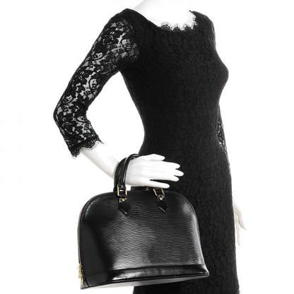 Louis Vuitton Epi Alma PM Black 2 of 6