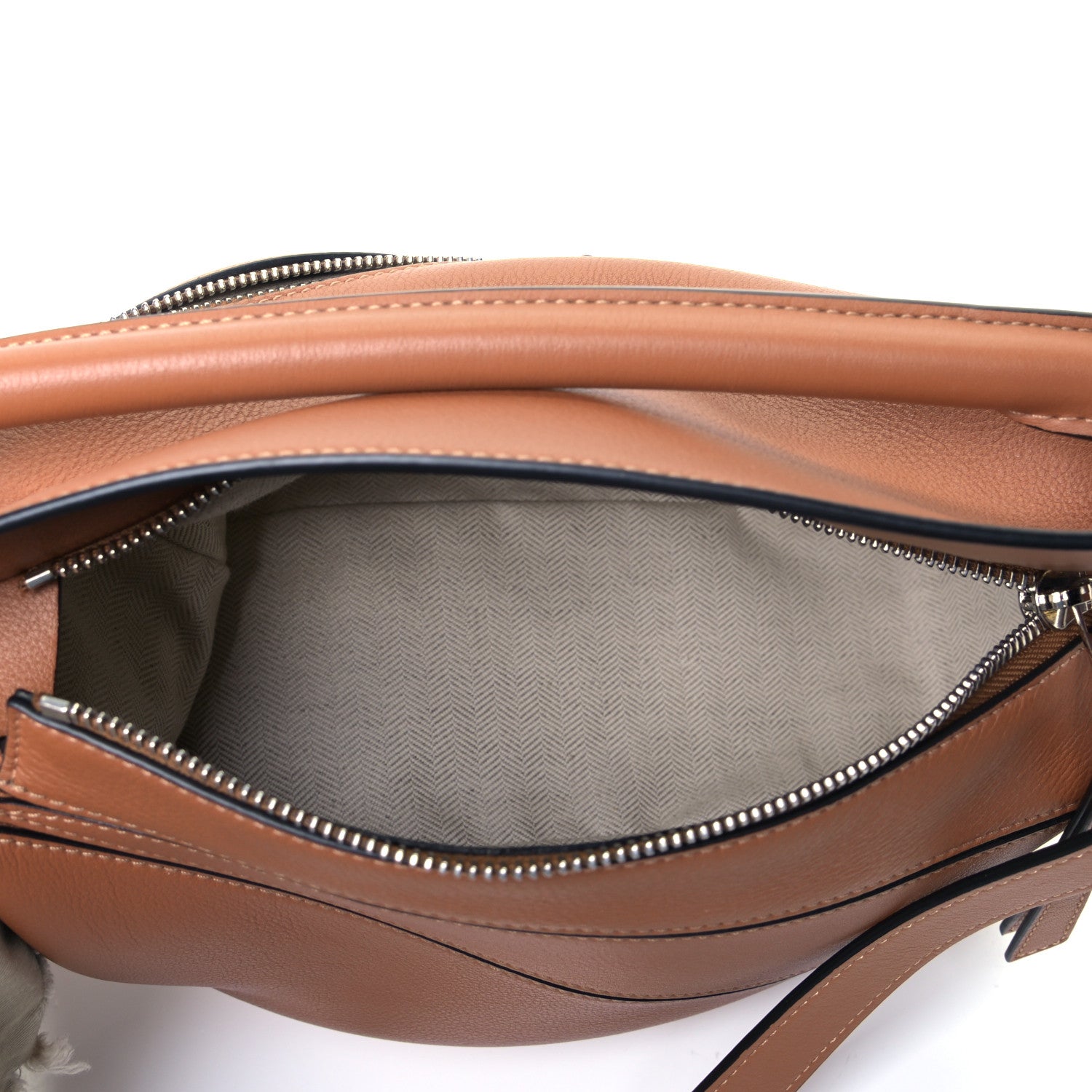 Loewe Calfskin Small Puzzle Bag Tan 4 of 5