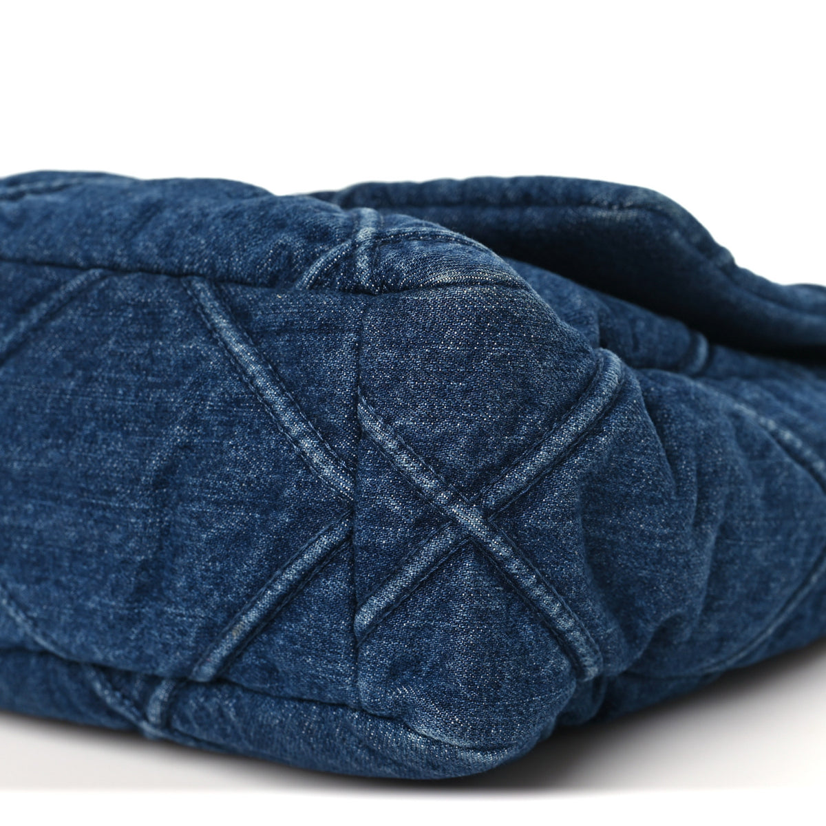 Chanel Denim Quilted Large Chanel 19 Flap Blue 10 of 10