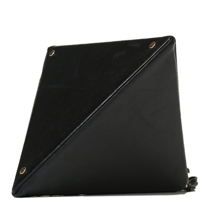 Saint Laurent Lambskin Pyramid Clutch Black 9 of 12