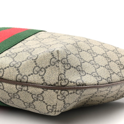 Gucci GG Supreme Monogram Web Small Ophidia Half Moon Hobo Brown 10 of 10