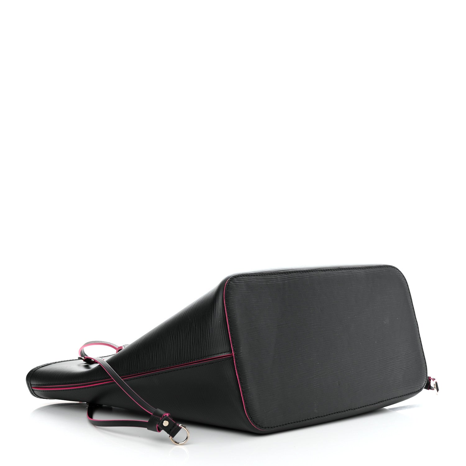 Louis Vuitton Epi Neverfull MM Black Hot Pink 4 of 10