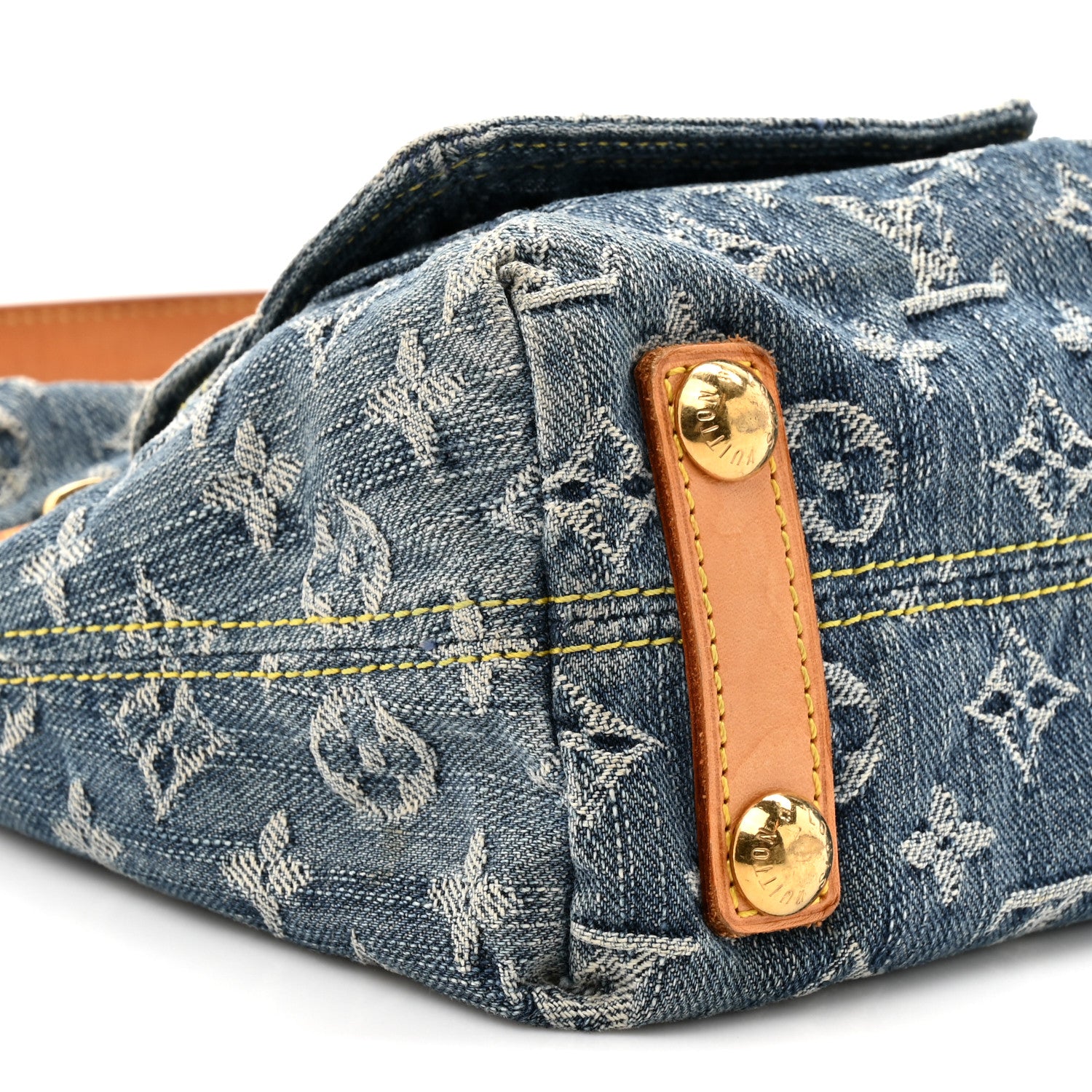 Louis Vuitton Monogram Denim Baggy PM Blue 9 of 11