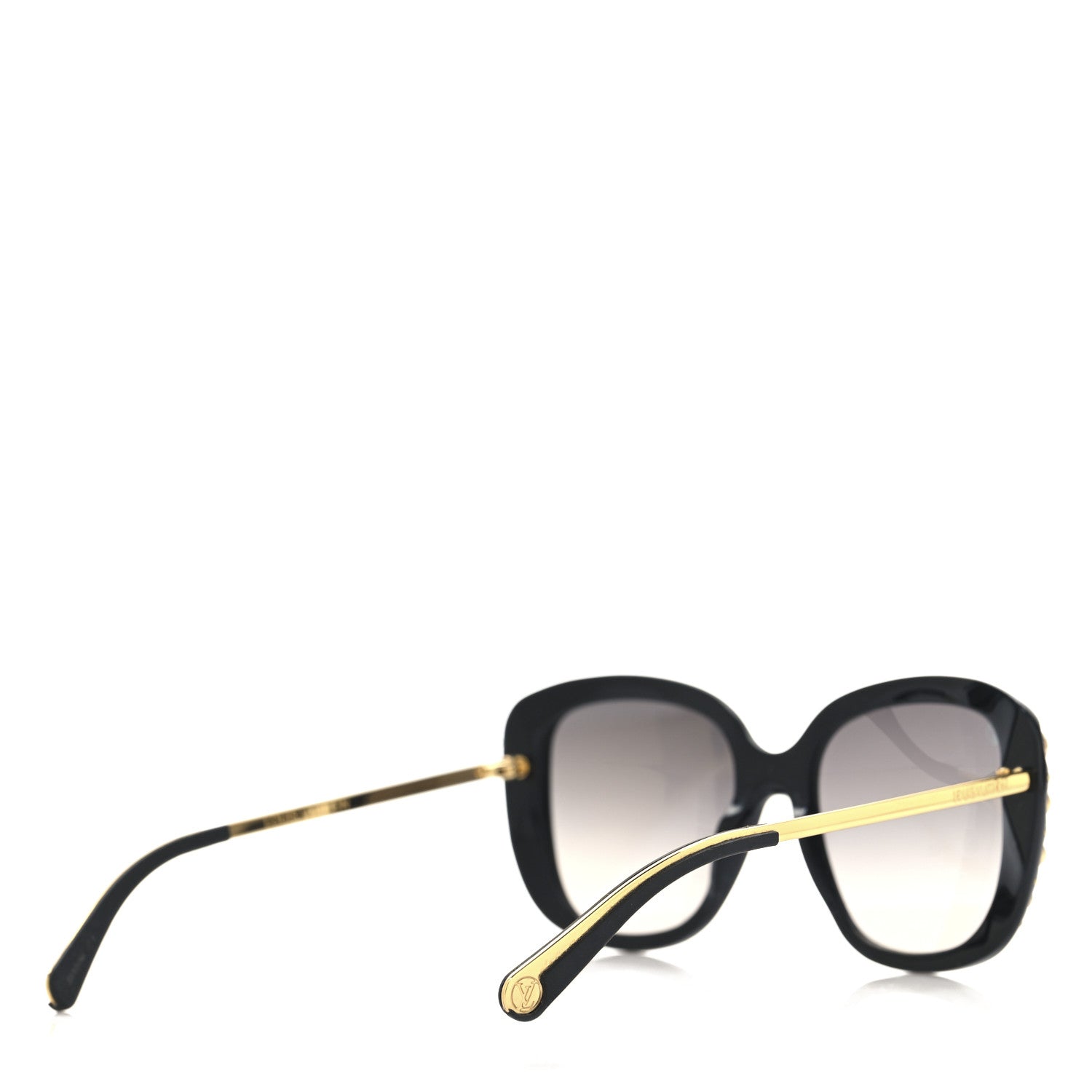 Louis Vuitton Oversized Studded Sunglasses Z1126W Black 4 of 6