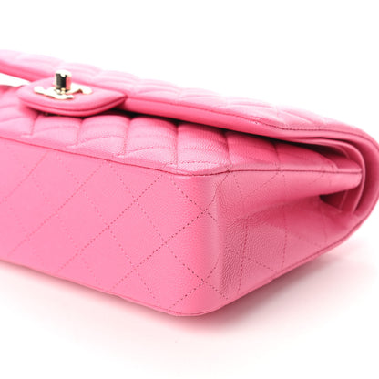 Chanel Caviar Quilted Medium Double Flap Pink 7 of 11