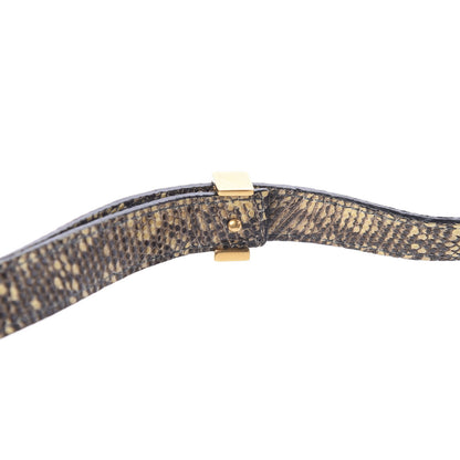 Celine Lizard Medium Classic Box Flap Bag Natural 9 of 10