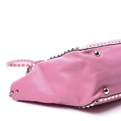 Valentino Garavani Vitello Medium Rockstud Tote Ninphea 6 of 11