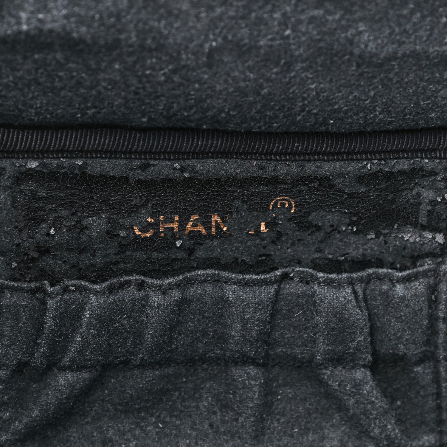 Chanel Caviar CC Vanity Cosmetic Case Black 6 of 16