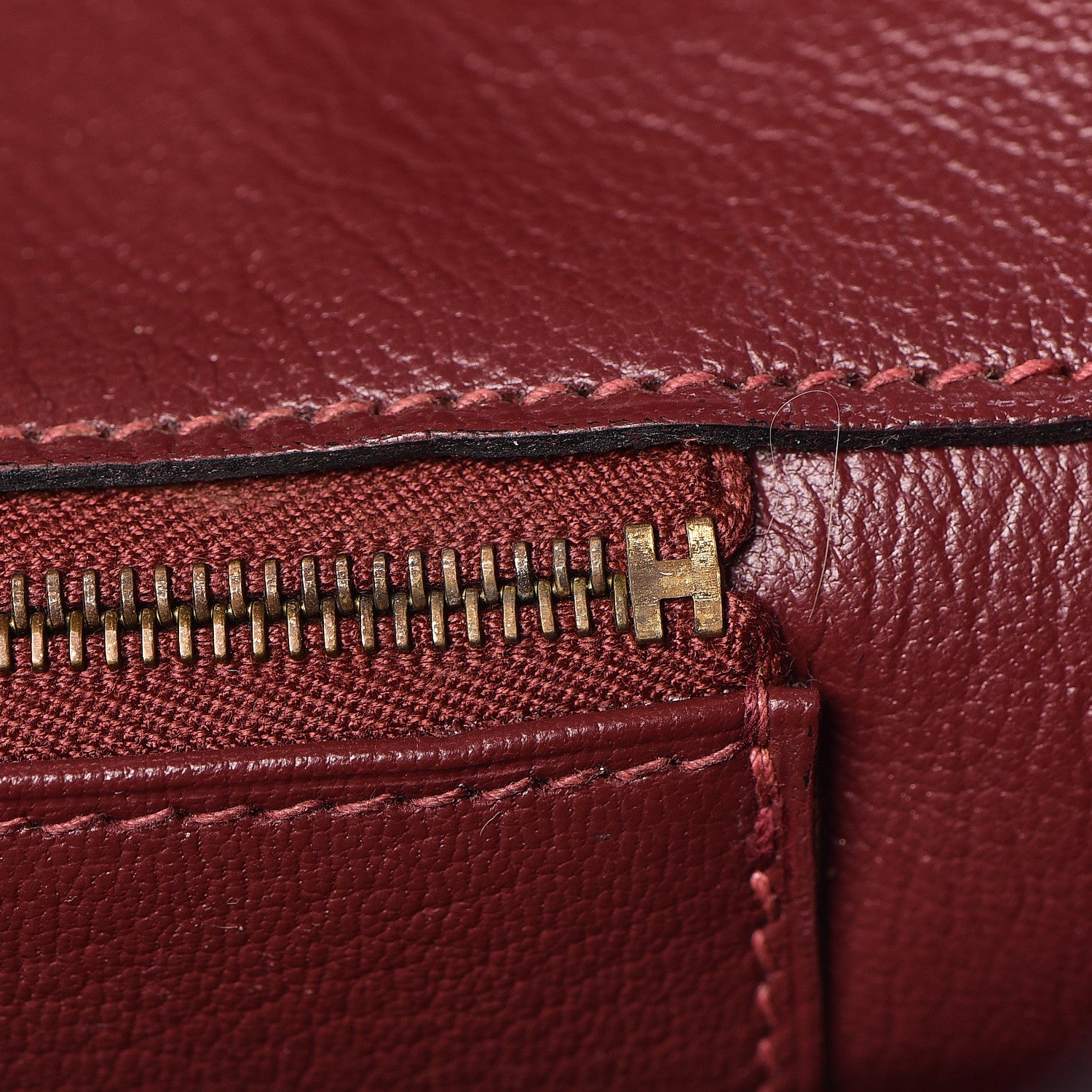 Hermes Taurillon Clemence Birkin 35 Rouge H 25 of 37