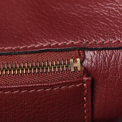 Hermes Taurillon Clemence Birkin 35 Rouge H 25 of 37