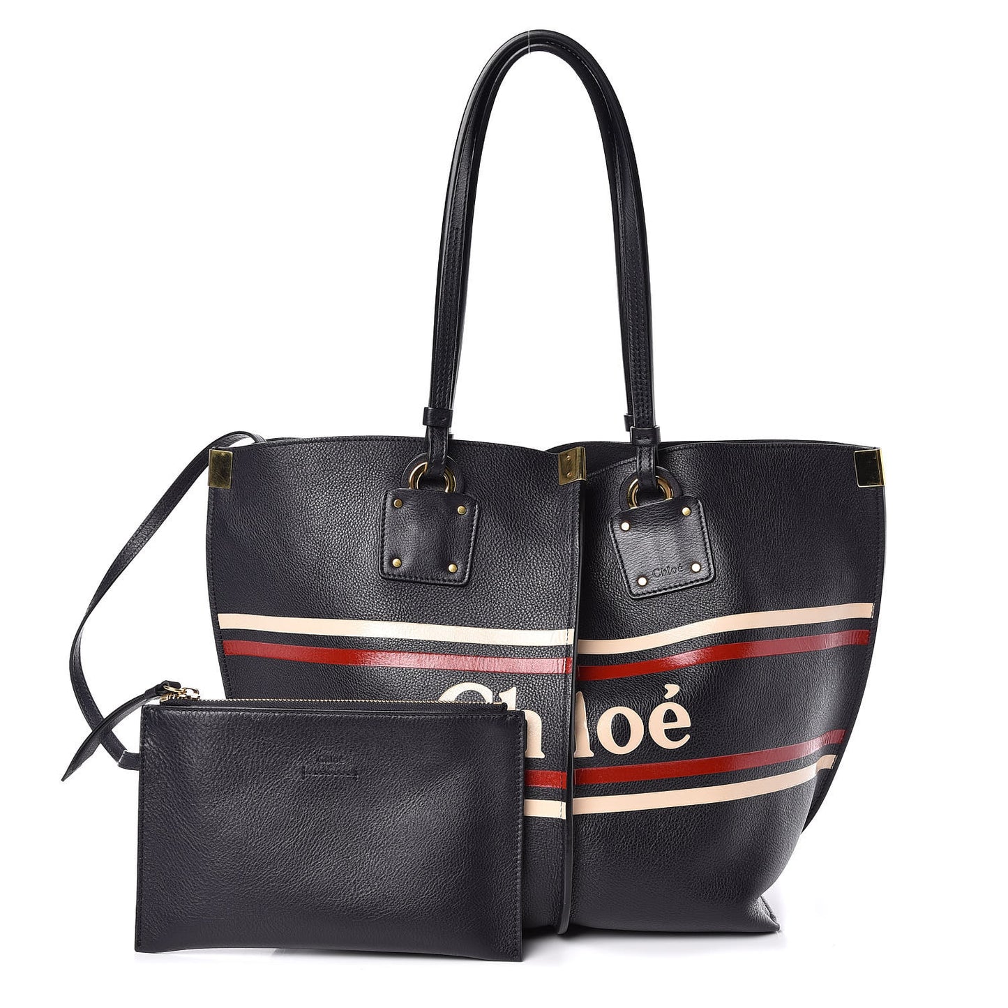 Smooth Calfskin Medium Vick Tote Full Blue
