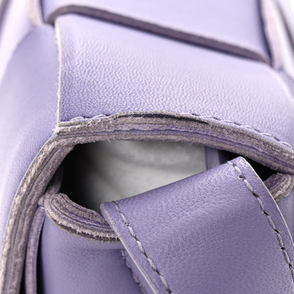 Bottega Veneta Lambskin Intreccio Cassette Crossbody Bag Wisteria 13 of 13