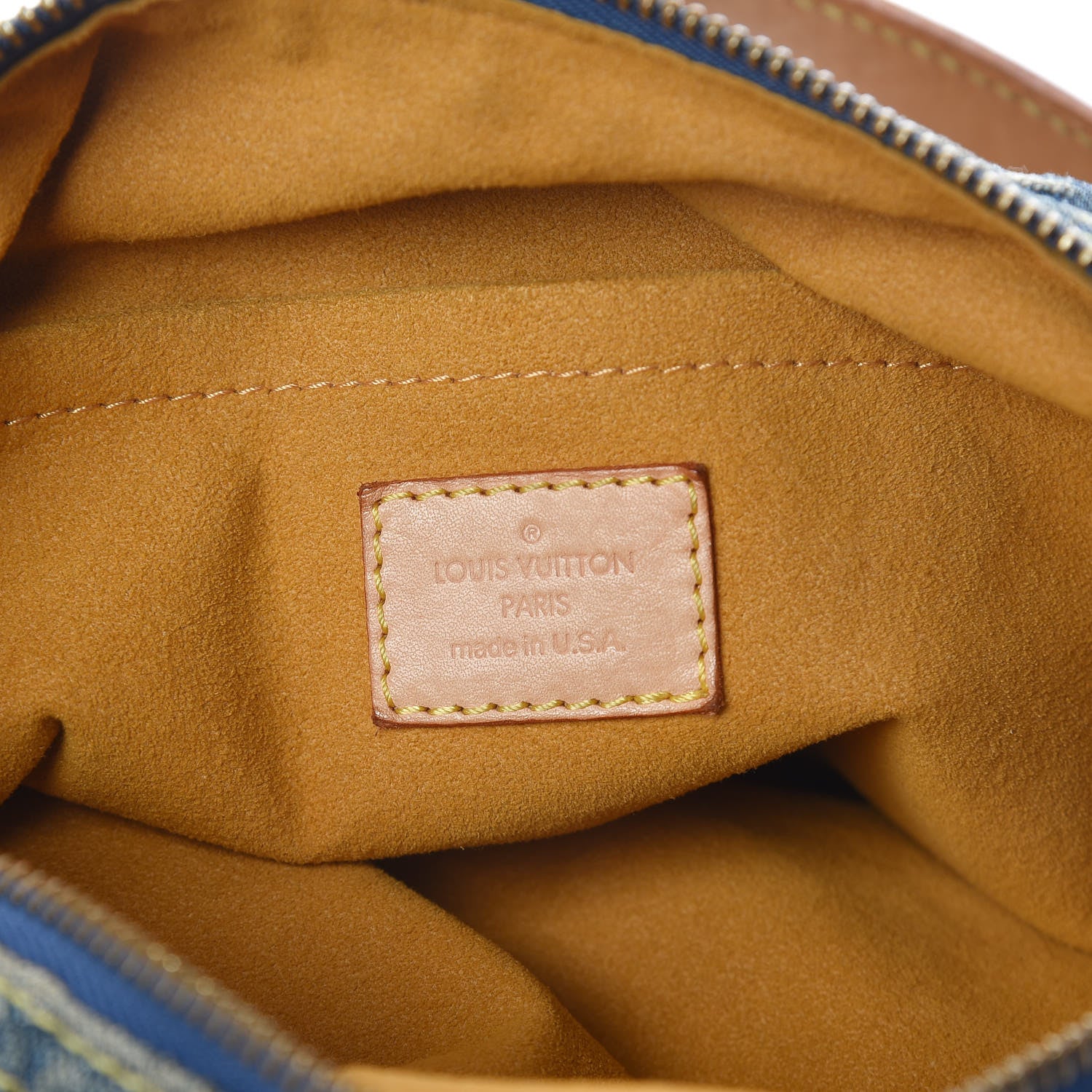 Louis Vuitton Denim Baggy GM Blue 6 of 11