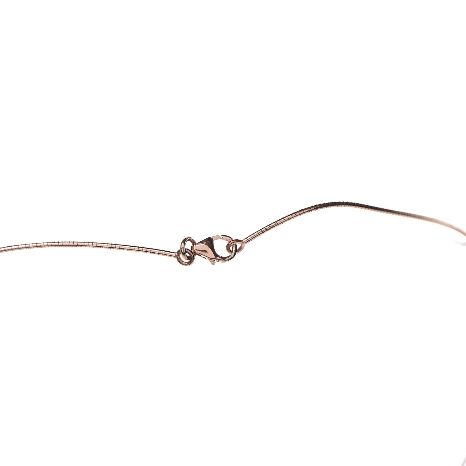 Hermes Lacquered Rose Gold Pop H Pendant Necklace Black 4 of 5