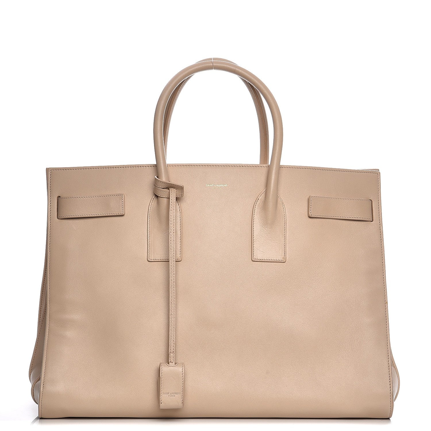 Saint Laurent Calfskin Large Sac de Jour Carryall Beige 1 of 14