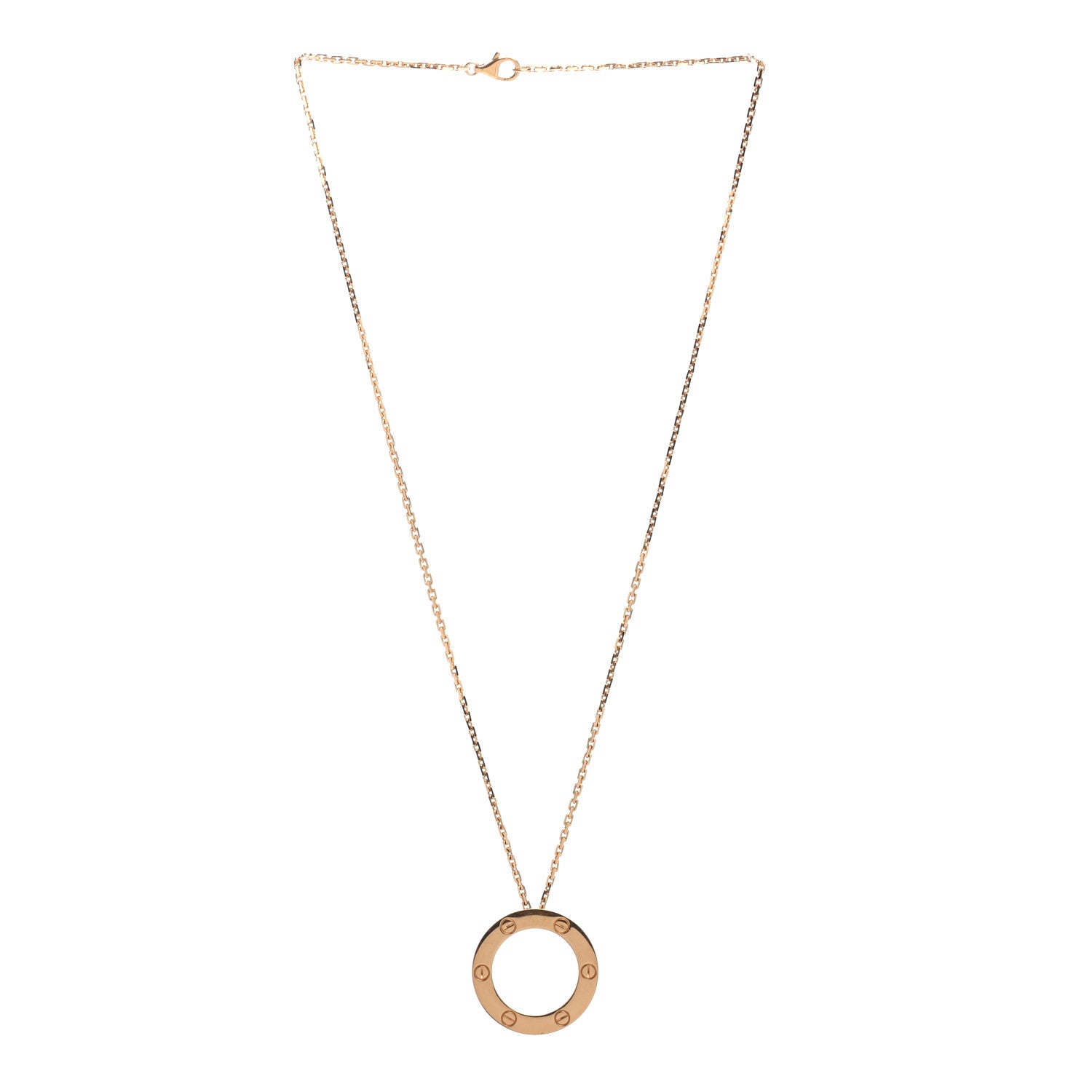 Cartier 18K Yellow Gold LOVE Pendant Necklace 3 of 5