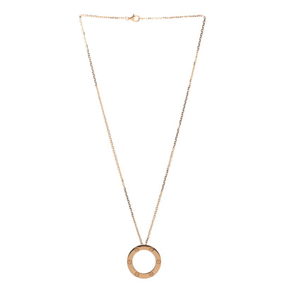 Cartier 18K Yellow Gold LOVE Pendant Necklace 3 of 5