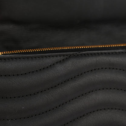 Louis Vuitton Calfskin Love Lock New Wave Long Wallet Black 8 of 10