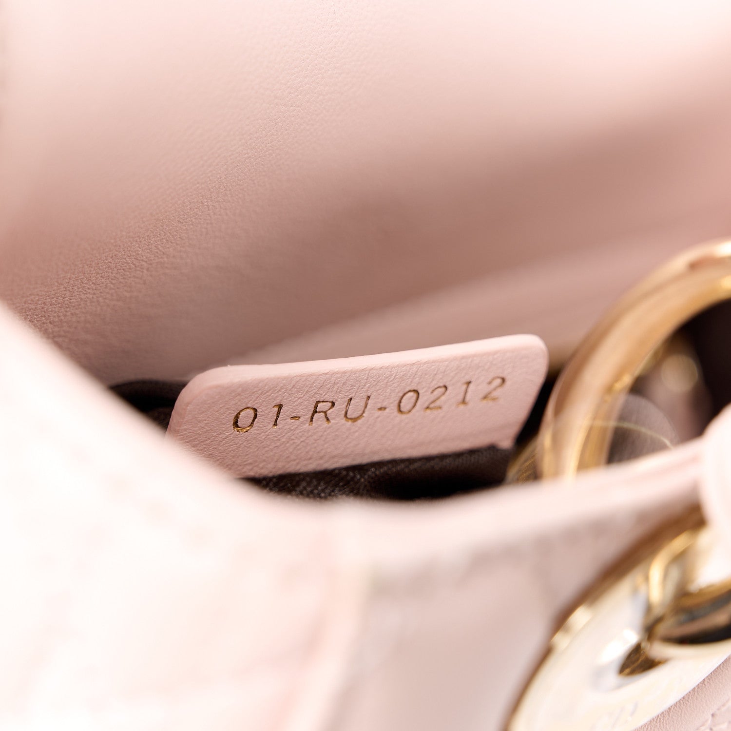 Christian Dior Lambskin Cannage Small My ABCDior Lady Dior Pink 8 of 15