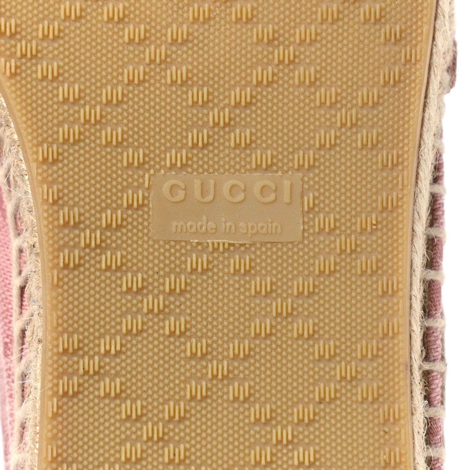 Gucci Monogram Espadrilles 38.5 Soft Pink 6 of 7