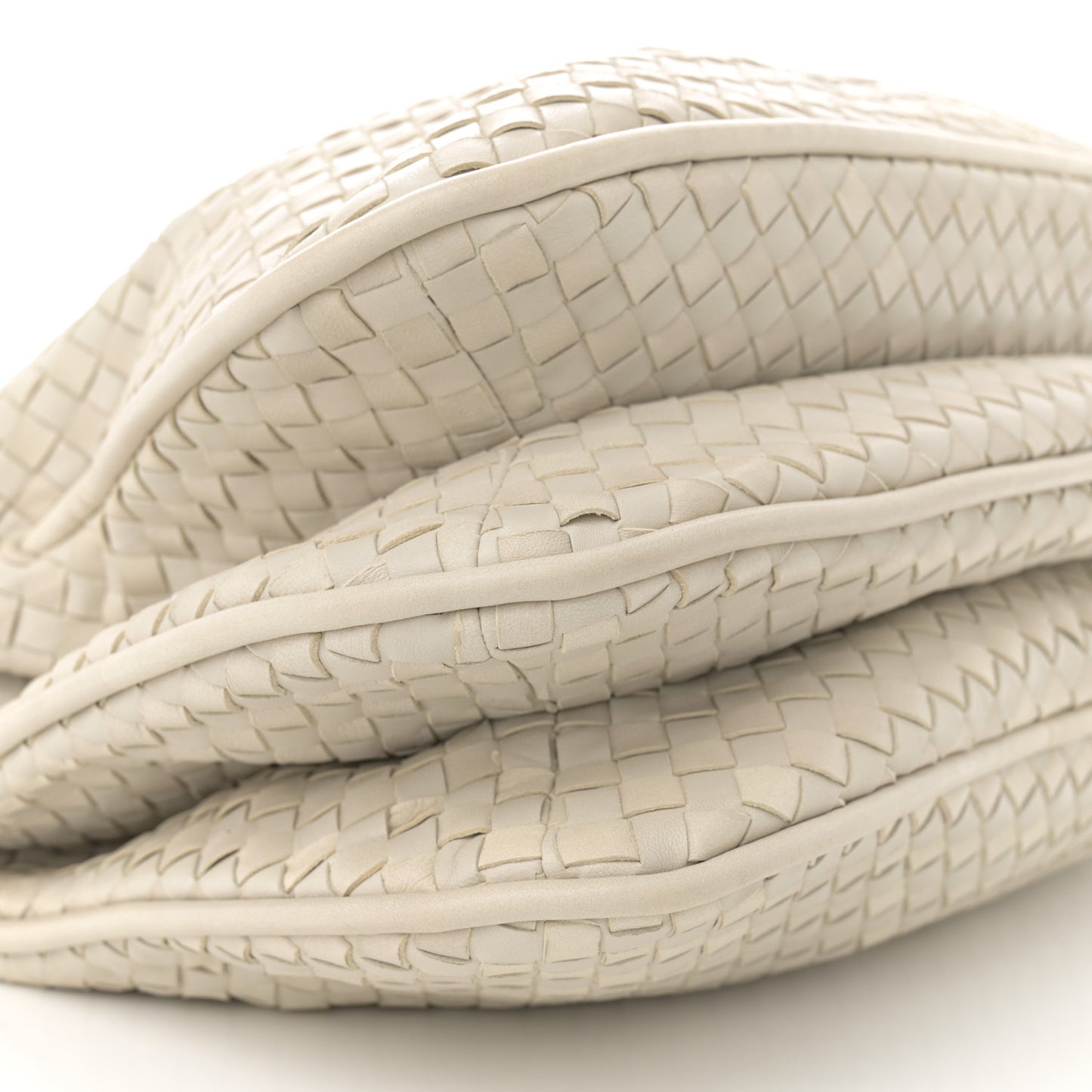 Nappa Intrecciato Duette Shoulder Bag Marmo
