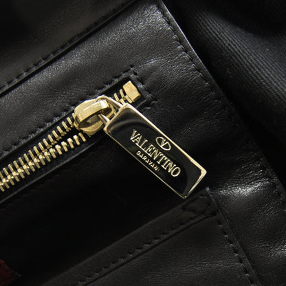Valentino Garavani Leather Rockstud Tote Black 9 of 12