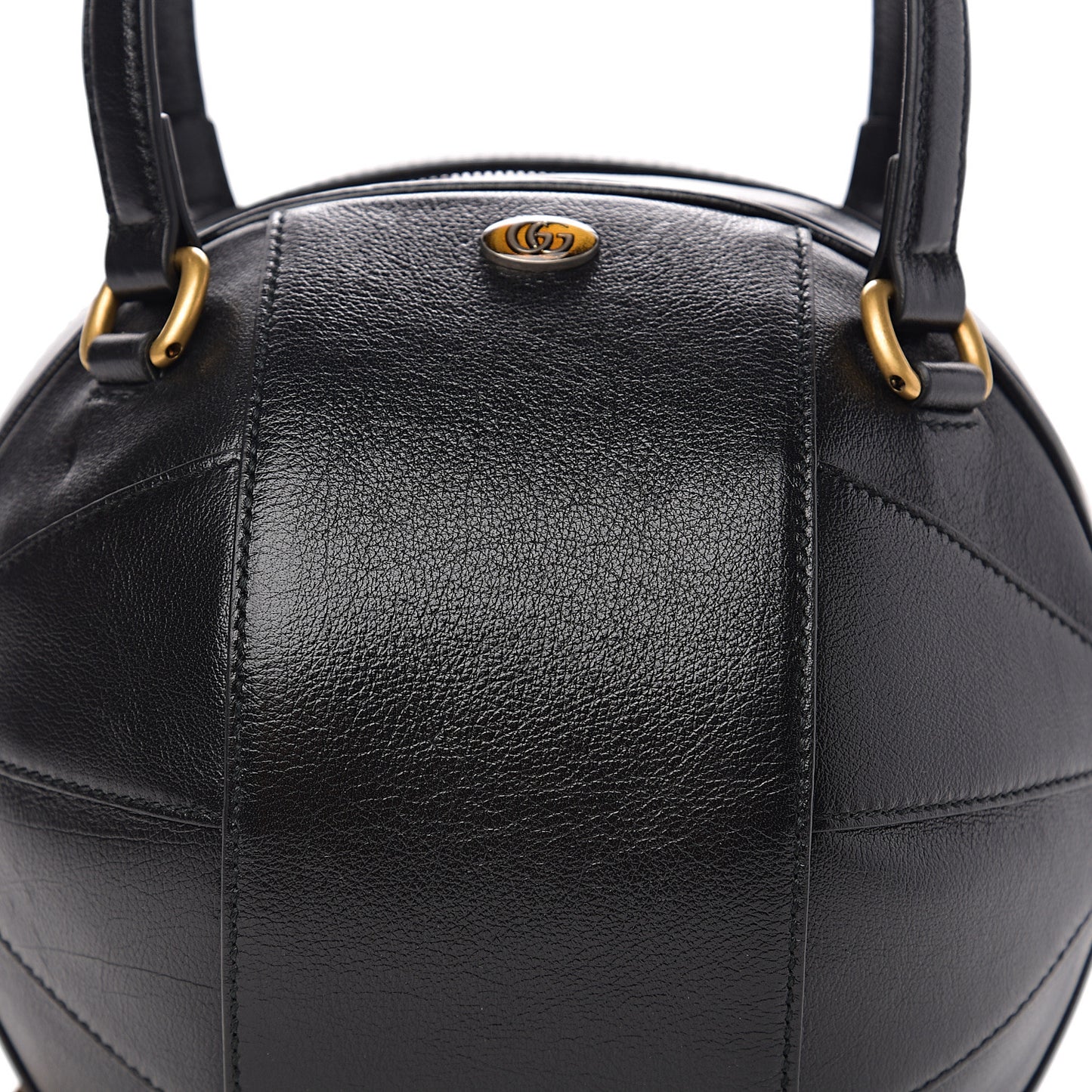 Piuma Lux Energy Tifosa Basketball Shaped Shoulder Bag Black