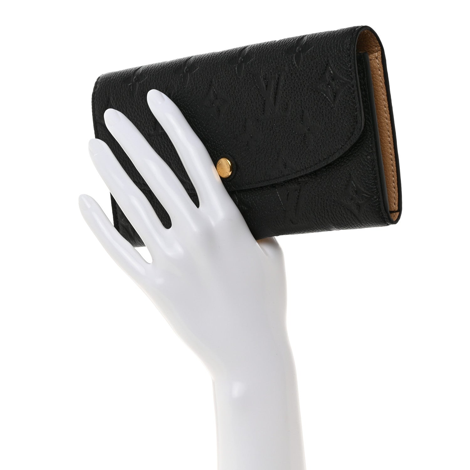 Louis Vuitton Empreinte Emilie Wallet Black Dune 2 of 6